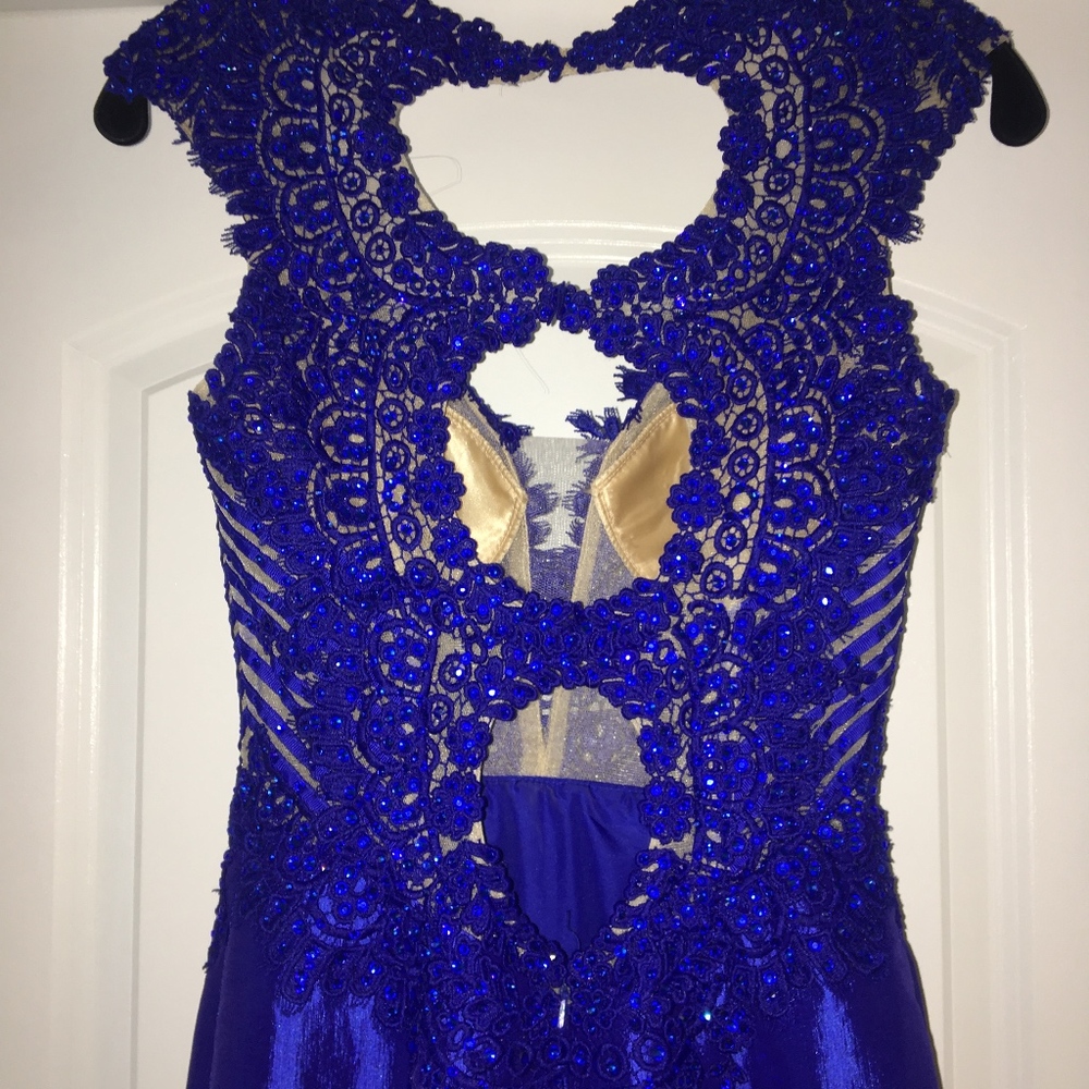 Royal blue prom dress - Picture 8 of 8